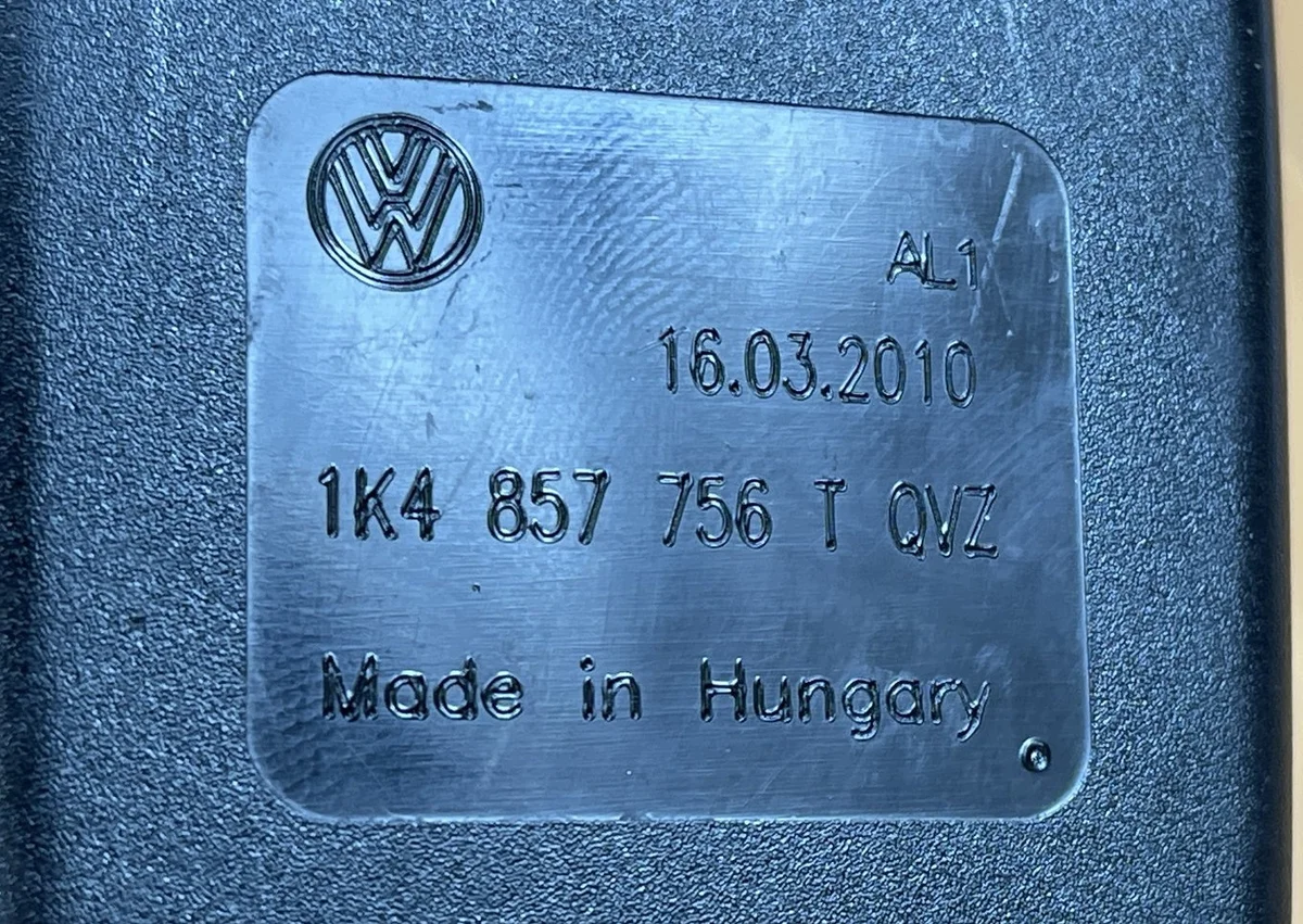 Boucle de ceinture VW Golf VI 1K4857756TQVZ image 3