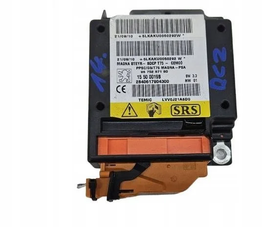 Peugeot RCZ Airbag Module SRS 9675287180