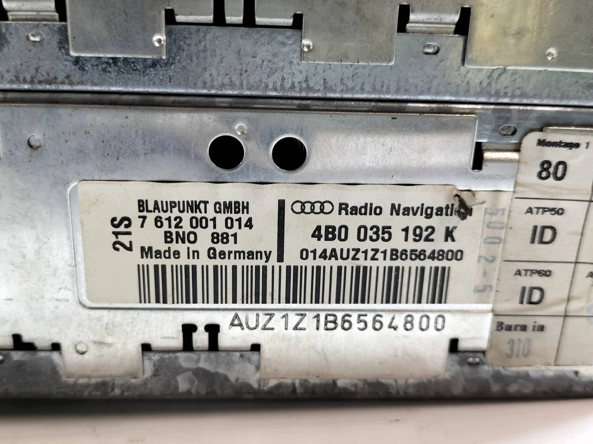 Radio Navigation 4B0035192K Audi A6 C5 image 4