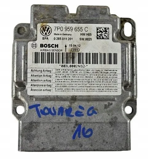 VW Touareg II Airbag Control Module 7P0959655C