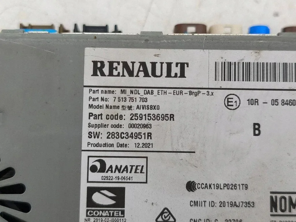 Écran GPS tactile Renault Kangoo 3 283C34951R image 7