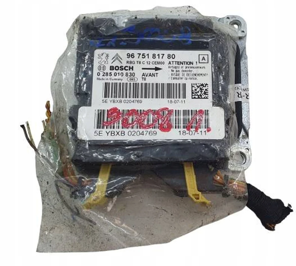 Peugeot 3008 5008 Airbag Modul 9675181780