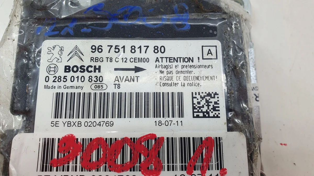 Módulo Airbag Peugeot 3008 5008 9675181780 image 3