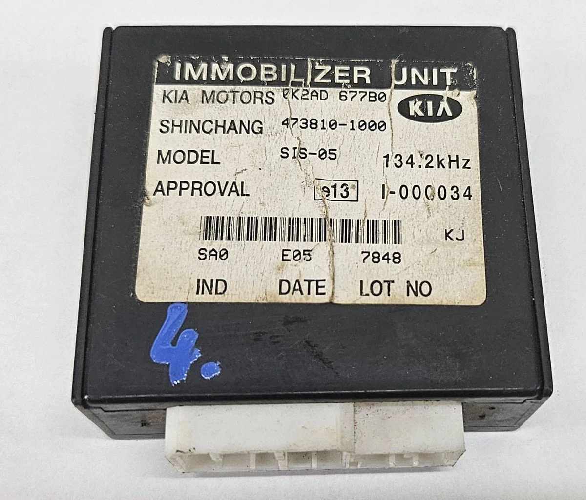 Módulo Inmovilizador Kia Sportage 0K2AD677B0 Usado