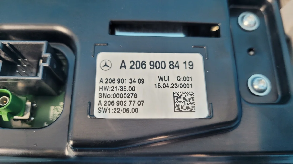 MERCEDES W206 C200 23r Mittaristo A2069008419 image 7