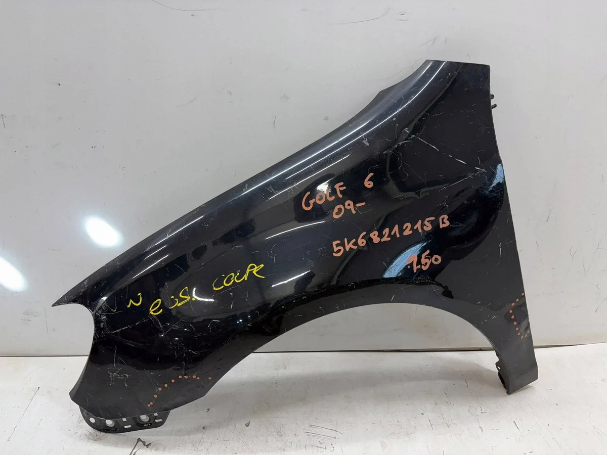 VW Golf VI Front Left Fender Used 5K6821215B
