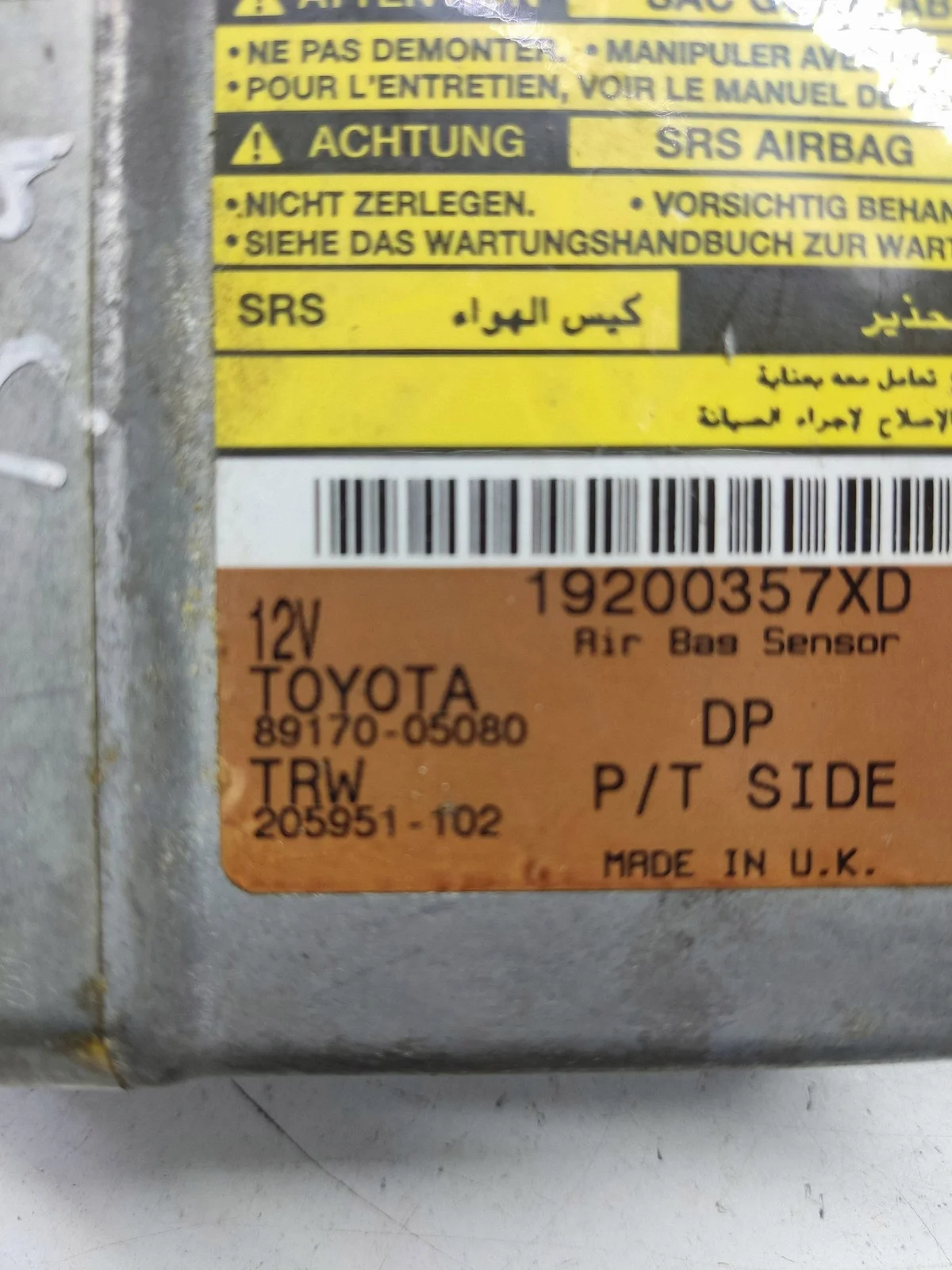 Toyota Avensis T220 Airbag Steuergerät 8917005080 image 6