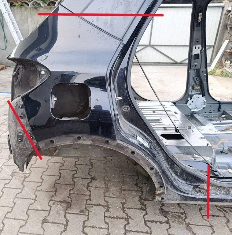 Renault Captur I Kotflügel rechts hinten FLS30218 image 4