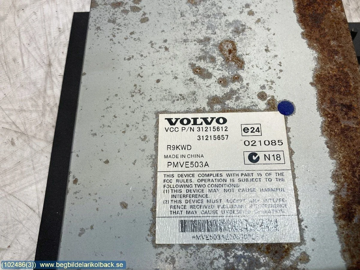 Amplificatore Volvo V70 2007 36001097 image 3