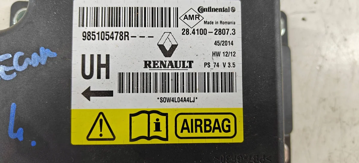 Módulo Airbag Renault Megane III 985105478R image 3