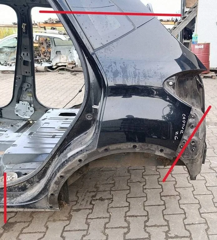 Renault Captur I LIFT Kotflügel links hinten image 4