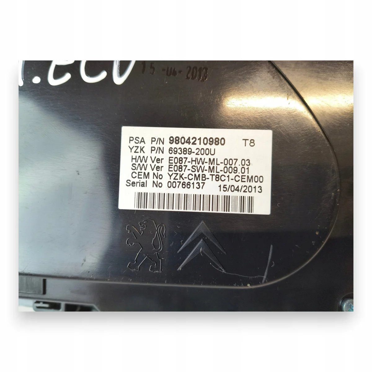 Kombiinstrument Peugeot 3008 5008 1.6 HDI image 7