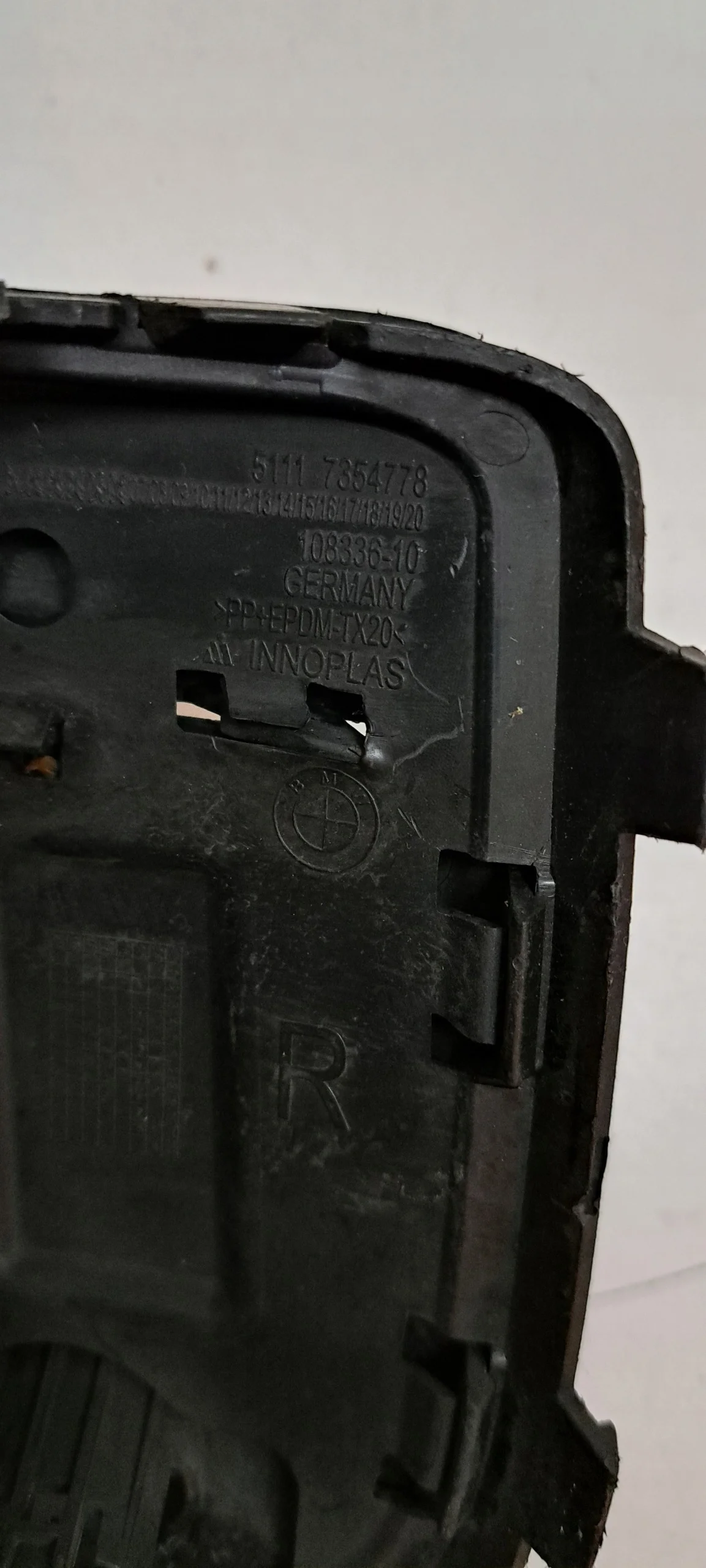 BMW X1 F48 Gitter Stoßstange Rechts Schwarz image 6