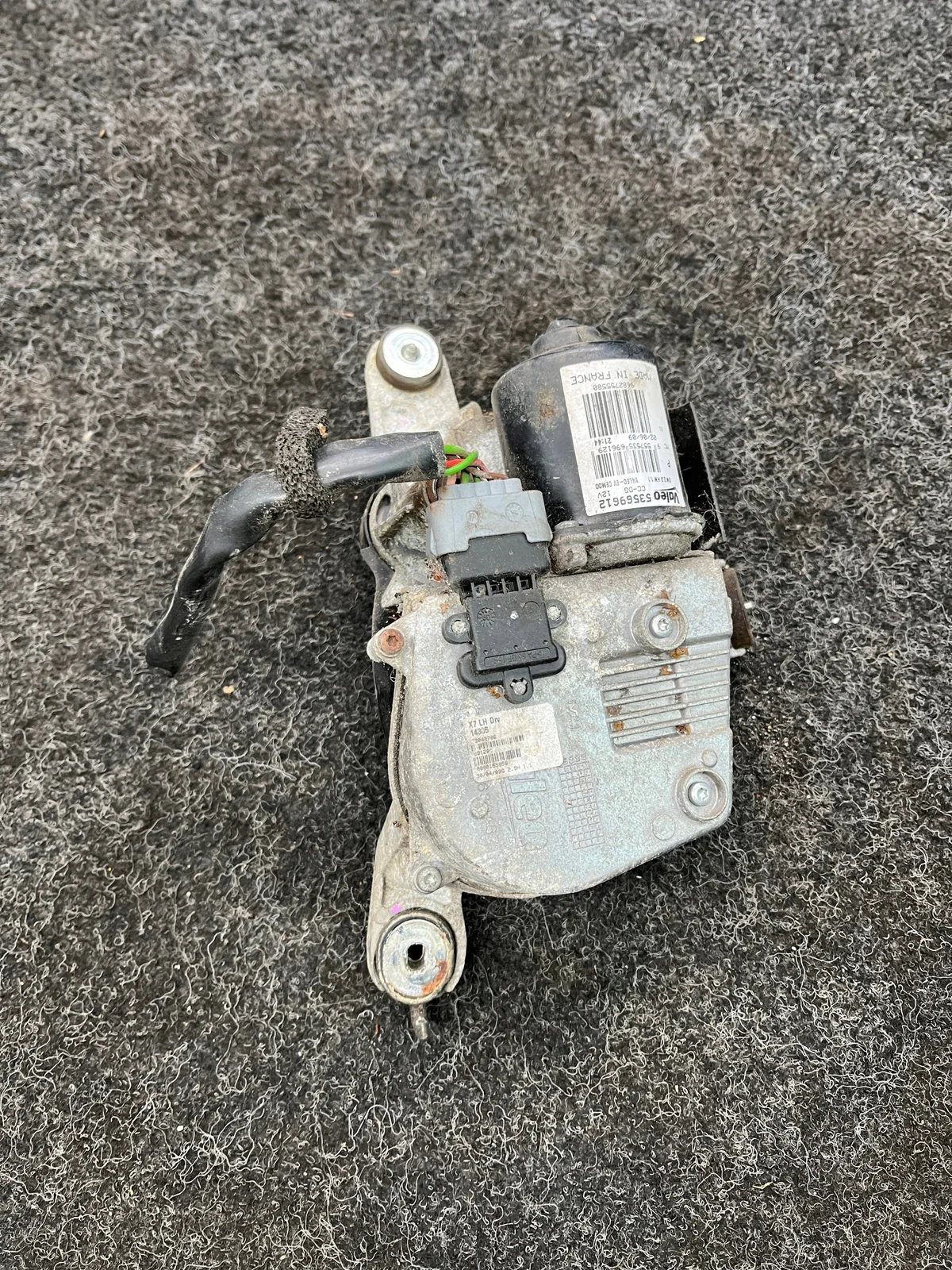 Citroen C5 X7 Pyyhinmoottori Vasen Etu image 3