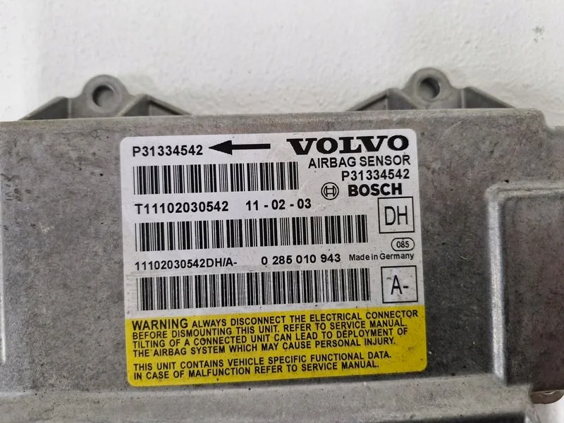 Volvo S60 II Airbag-ohjain 31334542 image 3
