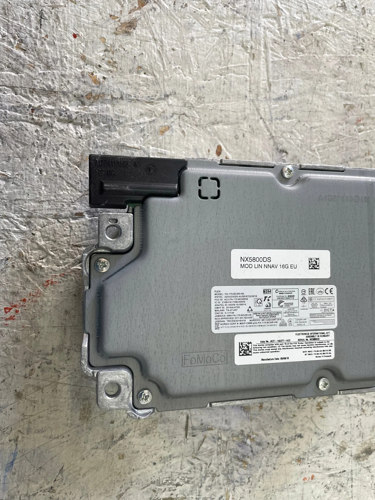 Modul Navigation Ford Fiesta MK8 JK2T-14G371-ACC image 7