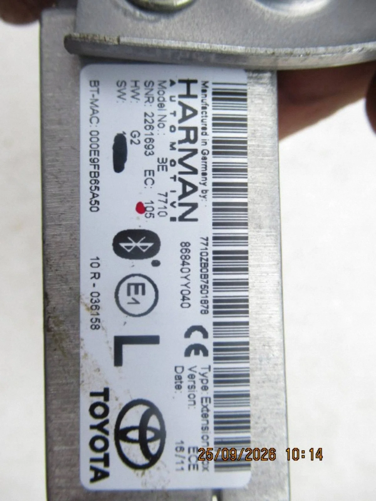 Toyota OE 86840YY040 - Usato image 5
