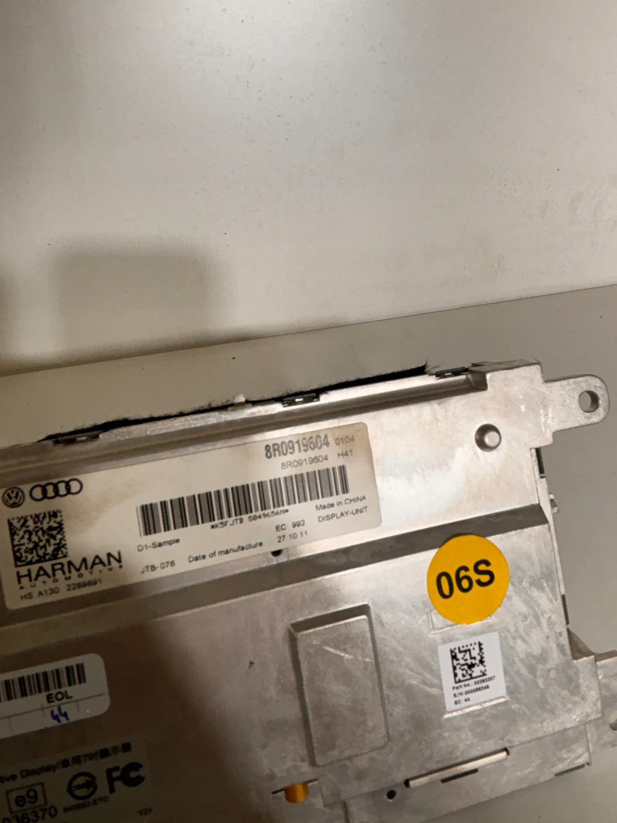 Display LCD MMI 3G Plus Audi Q5 A5 8R0 919 604 image 3