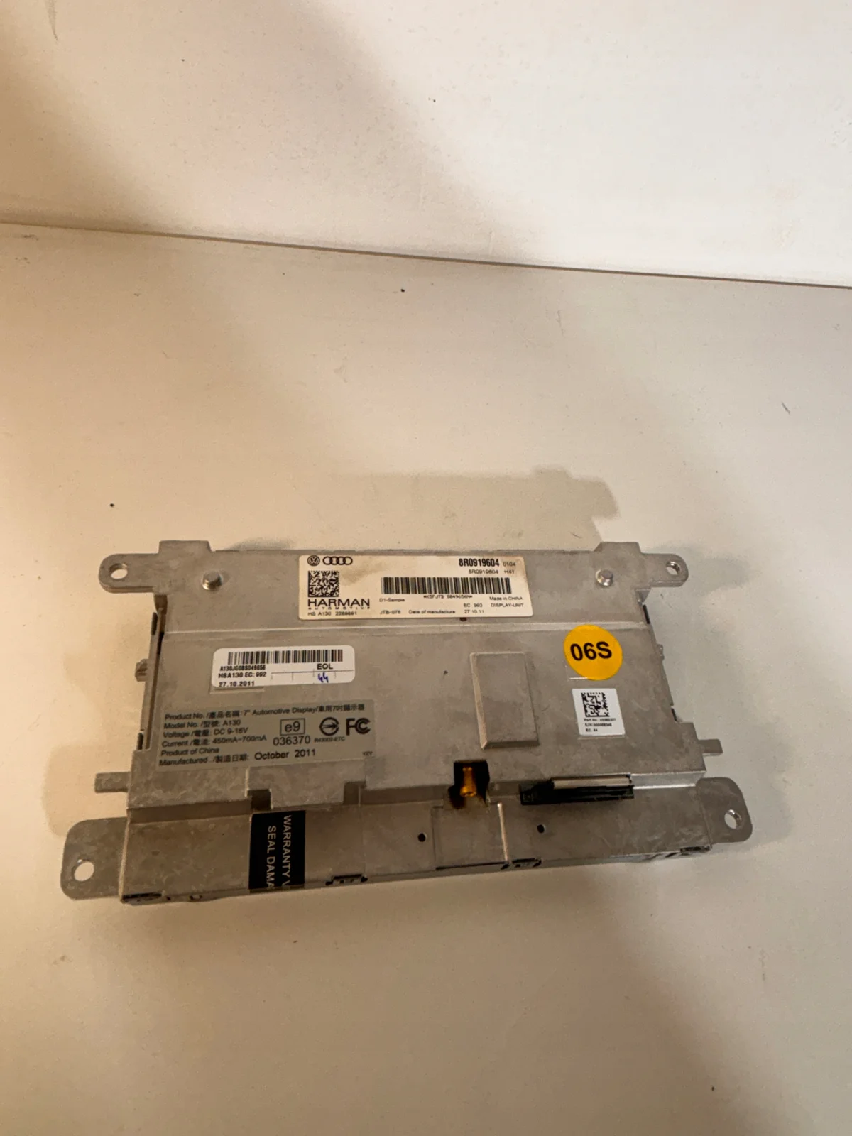 Display LCD MMI 3G Plus Audi Q5 A5 8R0 919 604 image 4