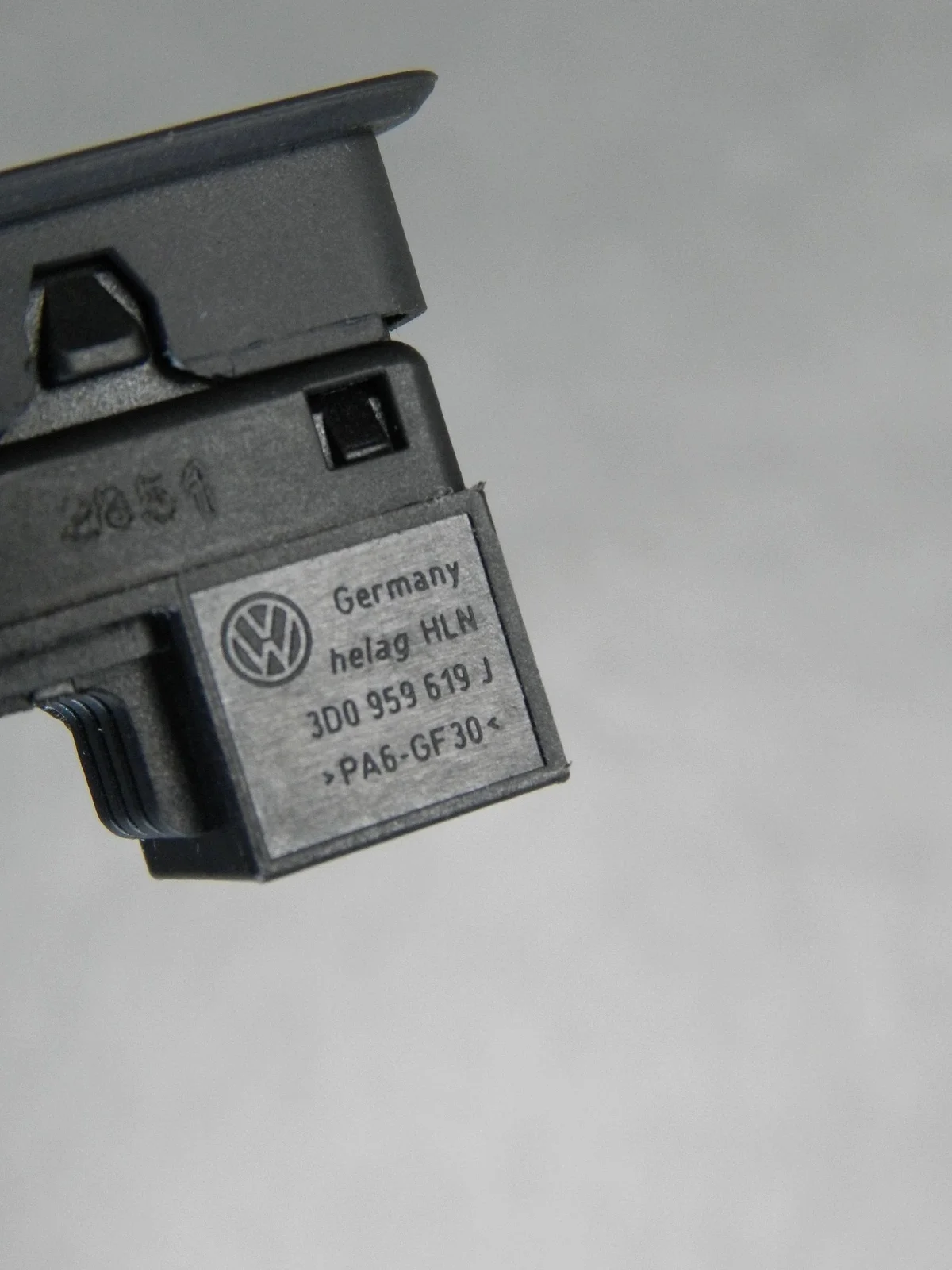 Botão Aquecimento Vidro VW Phaeton 3D0819696A image 5
