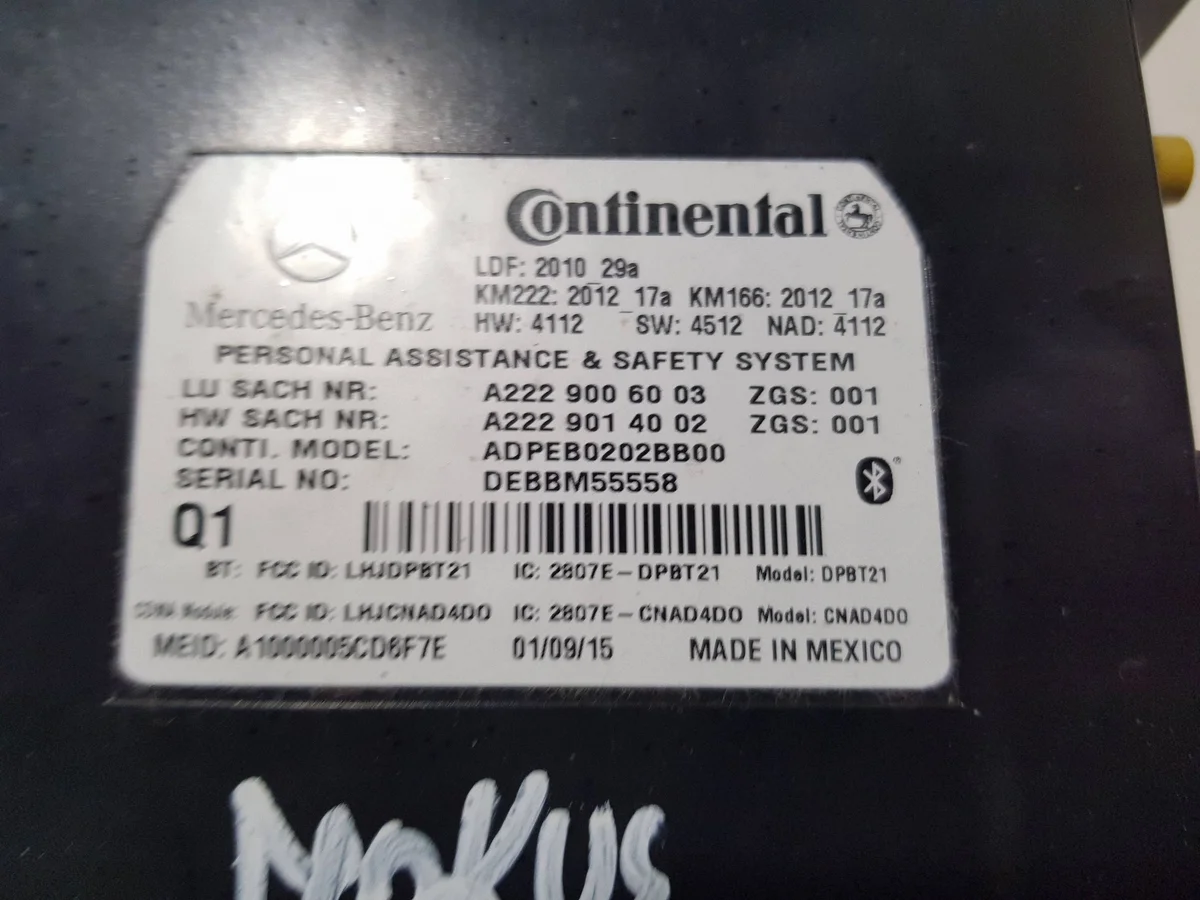 Module Bluetooth Mercedes ML W166 GL W222 image 5