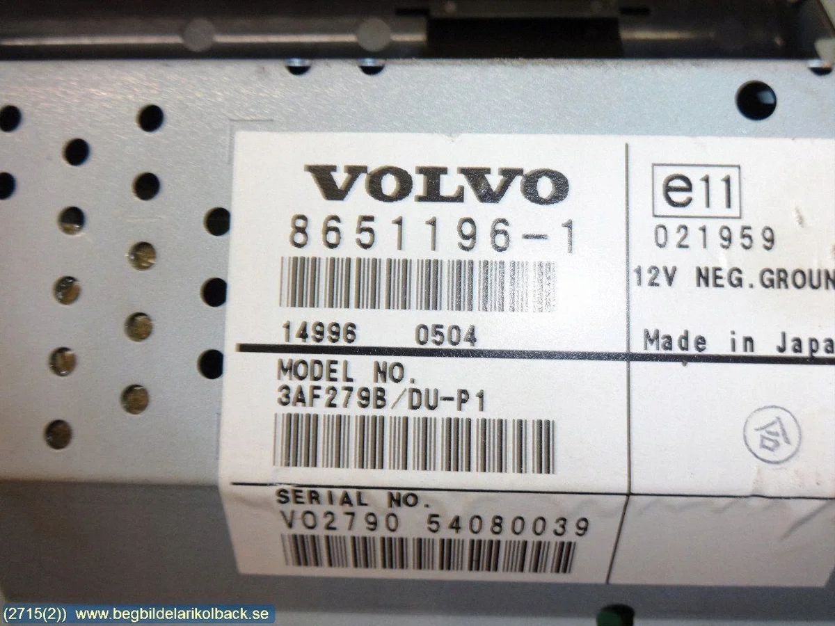 Modulo Navigazione Volvo S40 2006 BEG4876