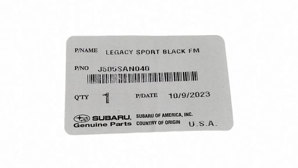 Tapetes Subaru Legacy VII J501SAN040 Usados image 7