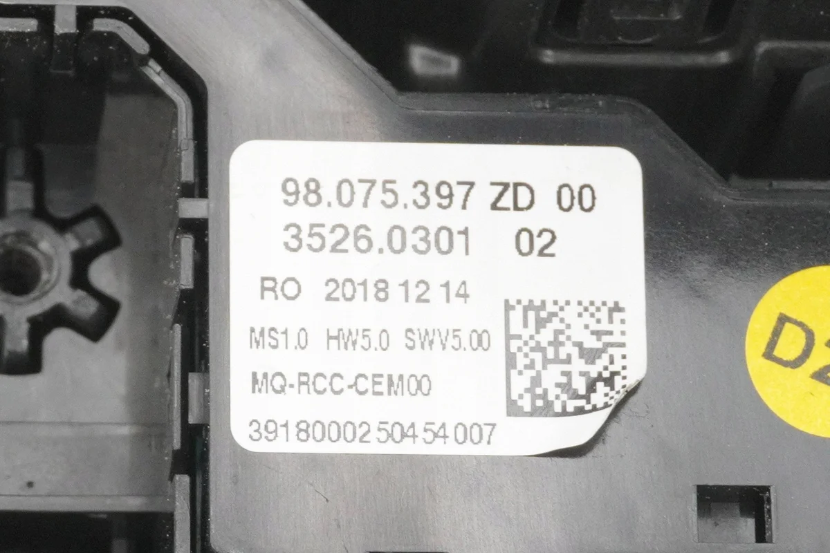 Radioblende Peugeot Citroen 98075397ZD image 6