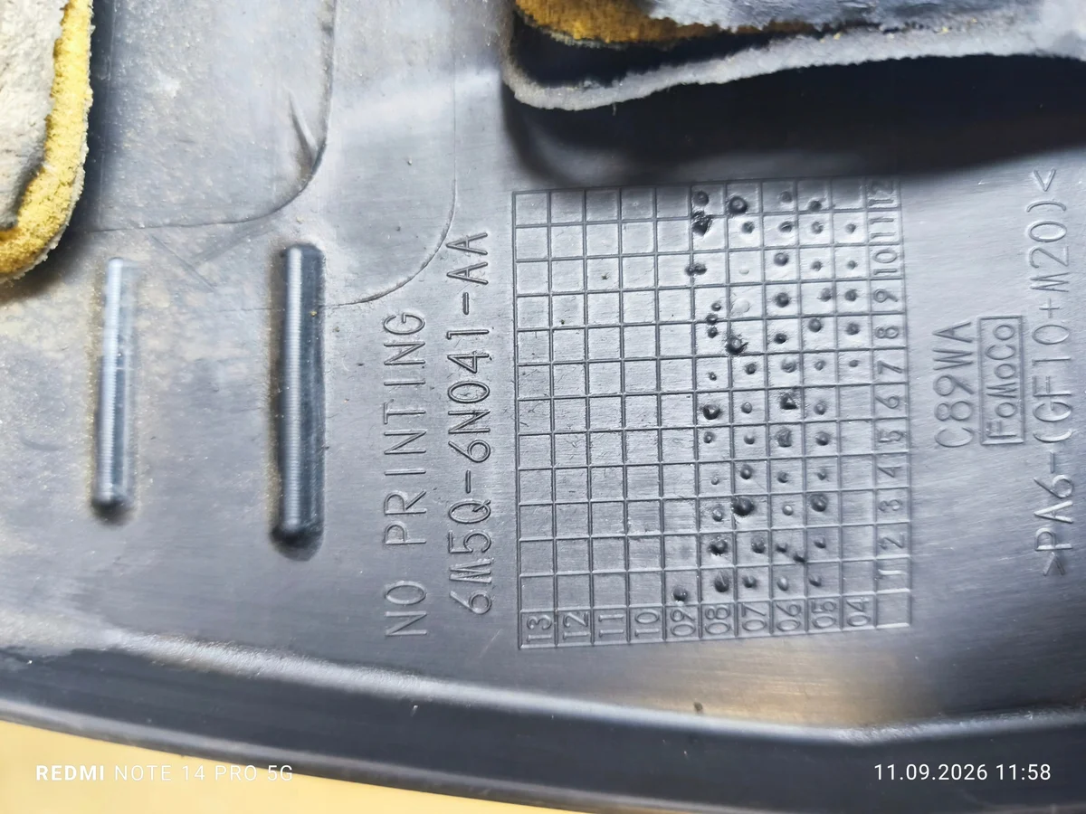 Obere Motorabdeckung Ford Mondeo IV 6M5Q6N041AA image 6