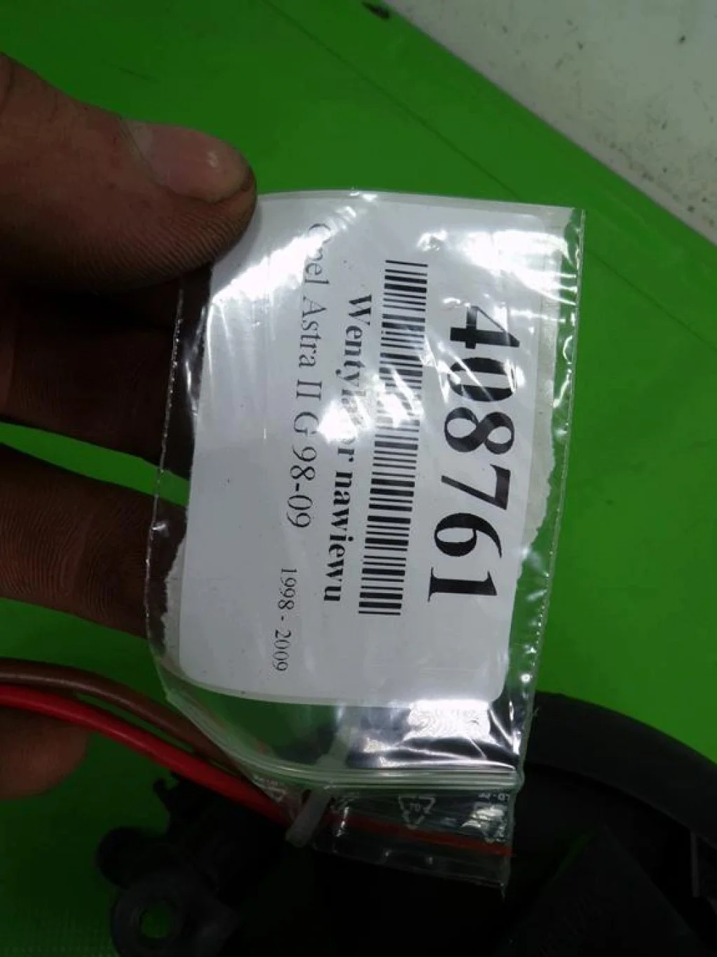 OPEL ASTRA II G 2001 Ventilateur Chauffage F-408761- image 4