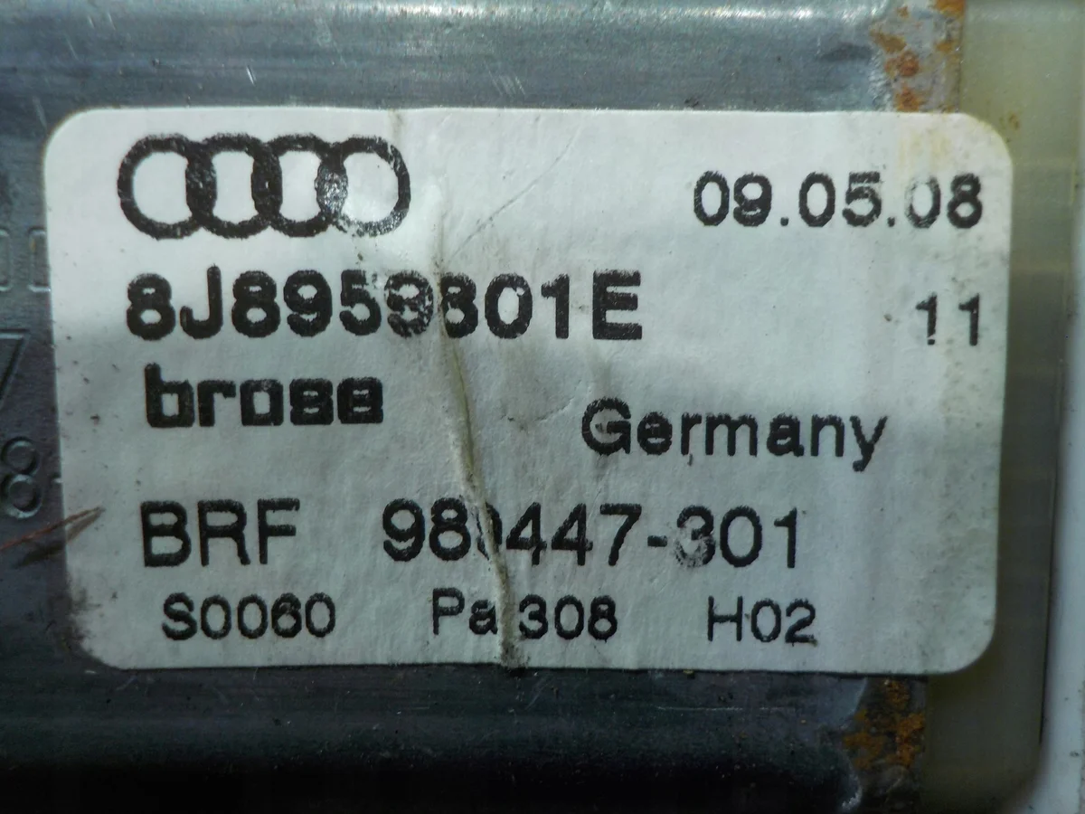 Audi TT 8J 2.0 TFSI Fensterheber Rechts Vorne image 5