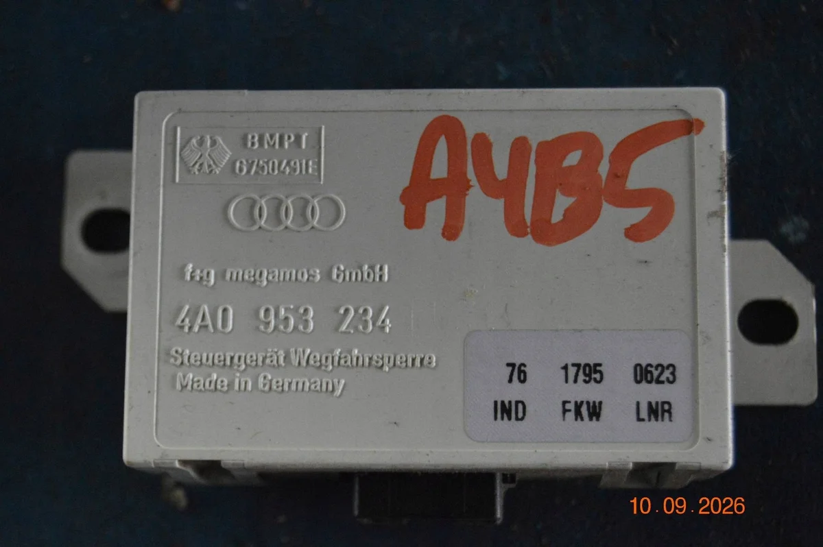 Immobilizerstyrning Audi A4 S4 B5 4A0953234 image 3