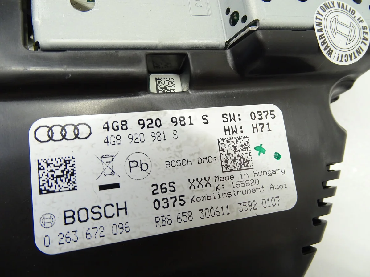 Teller Audi A6 C7 UK 3.0 4G8920981S image 4