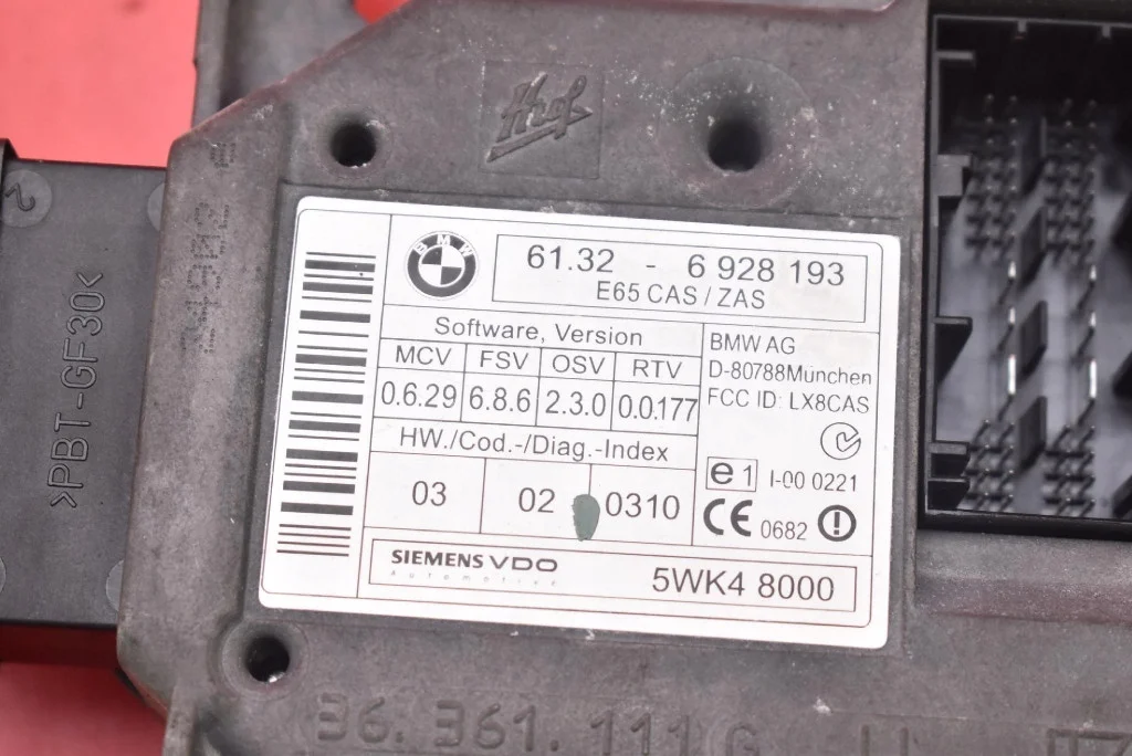 Start Stop Knopf BMW E65 6928193 gebraucht image 5