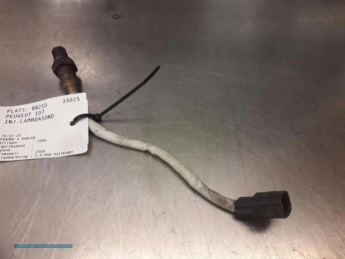 Sonda Lambda Peugeot 107 2009 Usada BEG6407