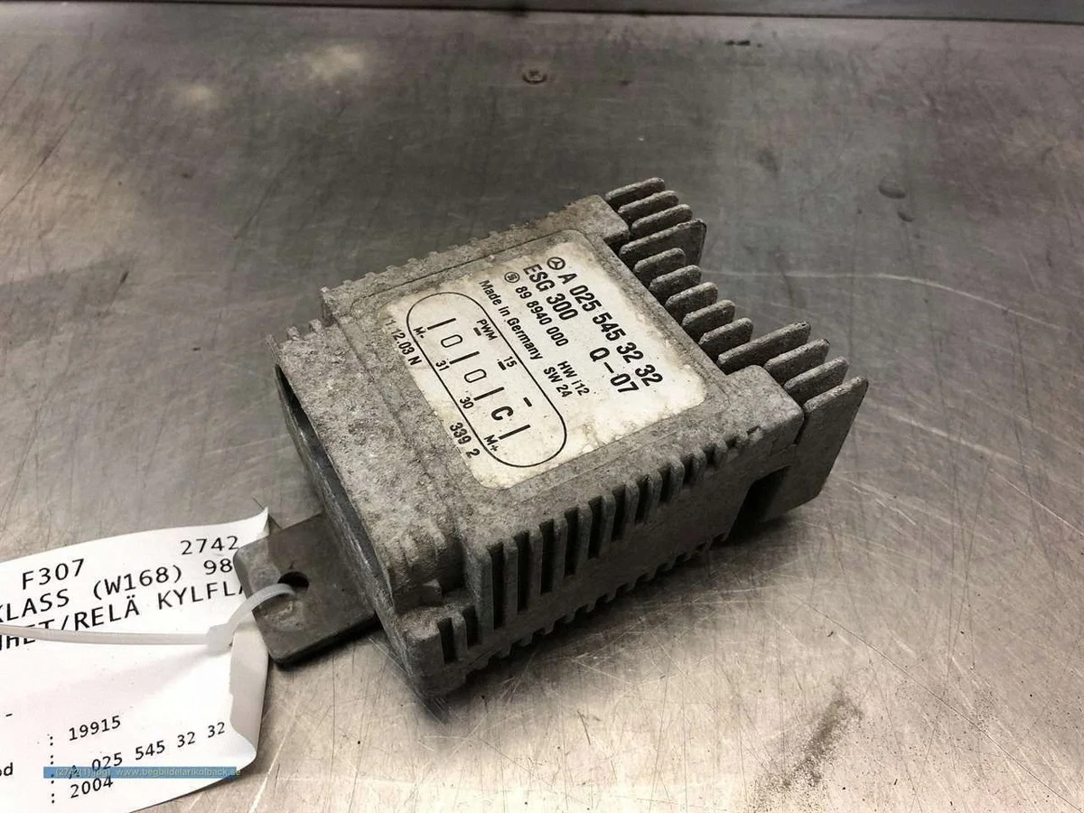 Relé Ventilador Mercedes-Benz A W168 A0255453232