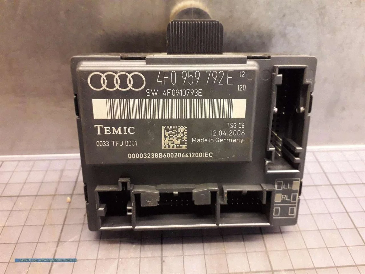 Module de porte Audi A6 S6 C6 4F0959792E