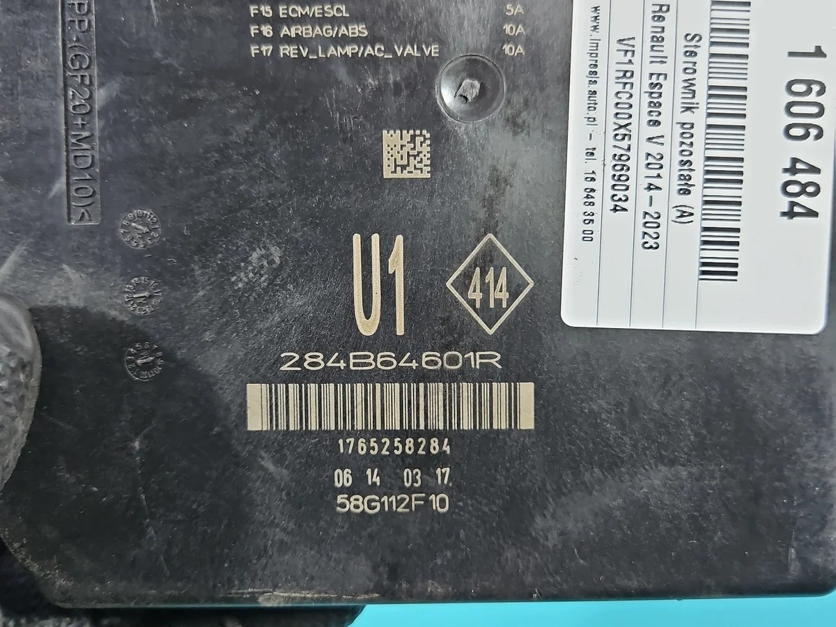 Module Control Renault Espace V 284B64601R image 5