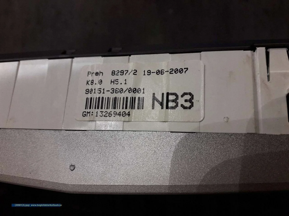 Painel de Climatização Opel Astra H 901513600001 image 3