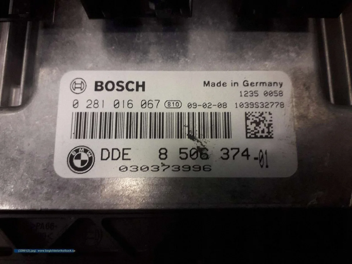 2009 BMW 5 E60 E61 Steering Lock 9185139