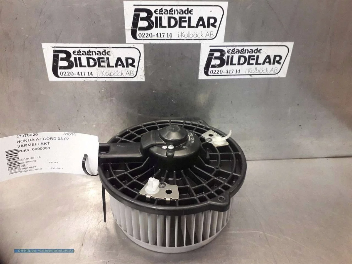 Honda Accord 2006 Soffiatore Ventilatore 173012H11 image 3