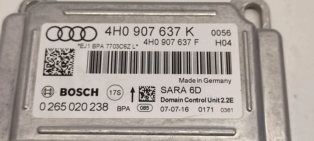 Sensor de Aceleração Audi A8 D4 4H0907637K image 4