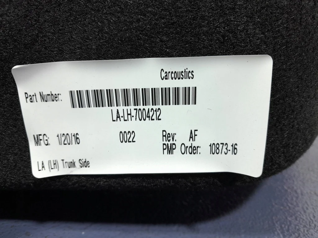 Dodge Challenger Trunk Trim Panel Left Used image 6
