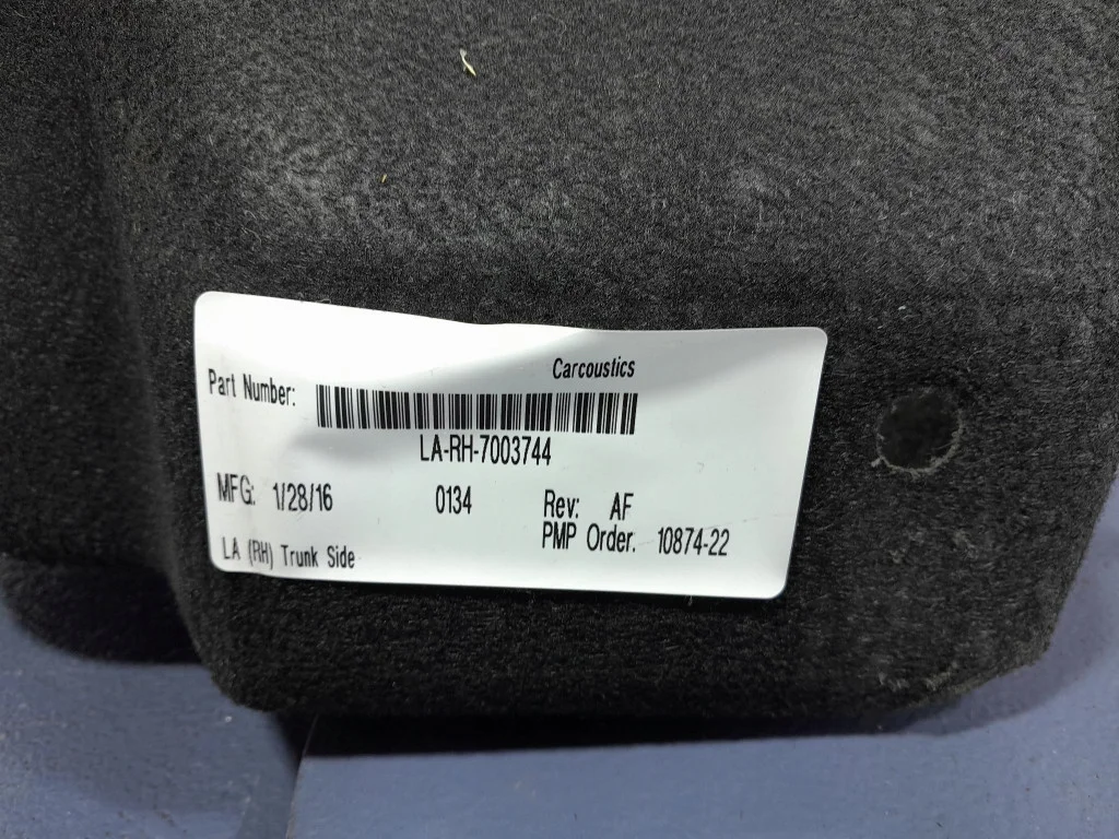 Dodge Challenger Trunk Trim Panel Right image 5