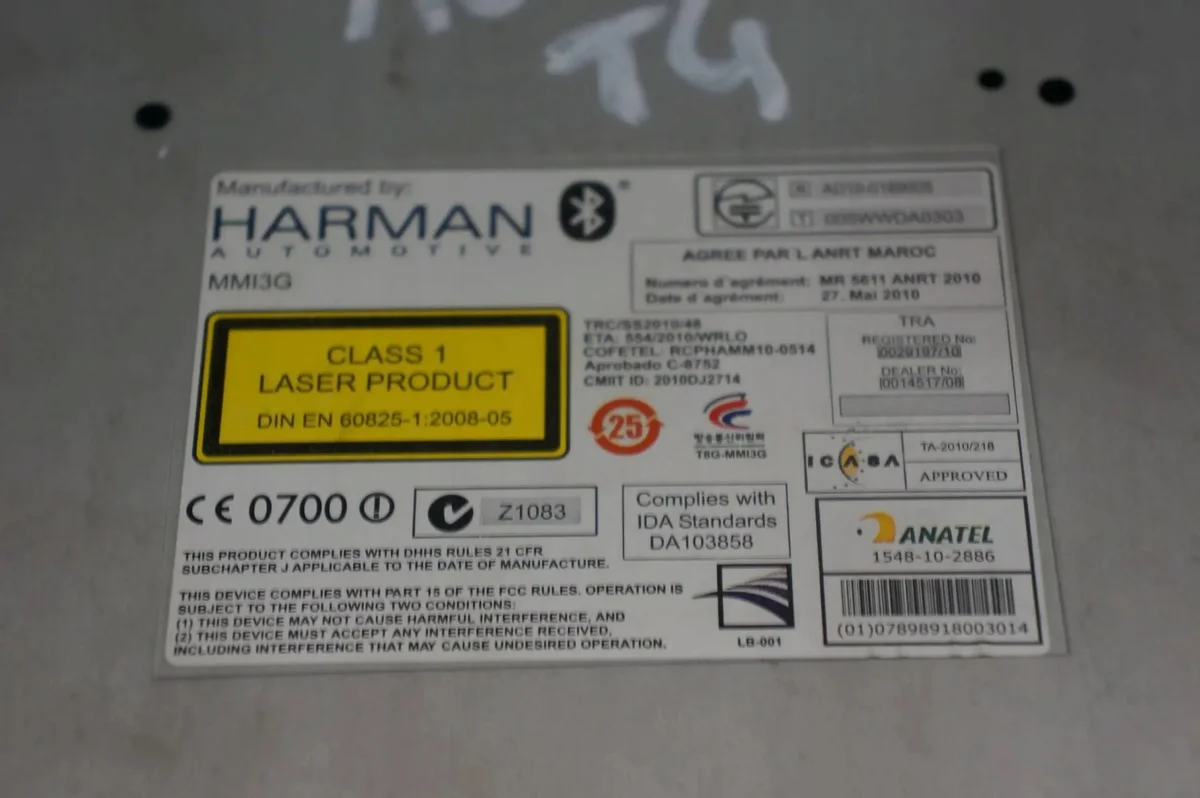 MMI Controller Audi A8 S8 D4 4H0035666N image 4