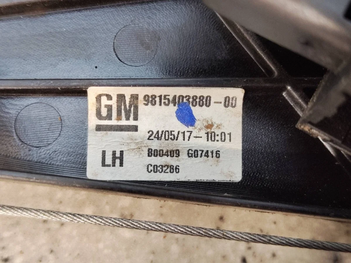 Mekanismi, vasen takaovi Opel Grandland X image 5