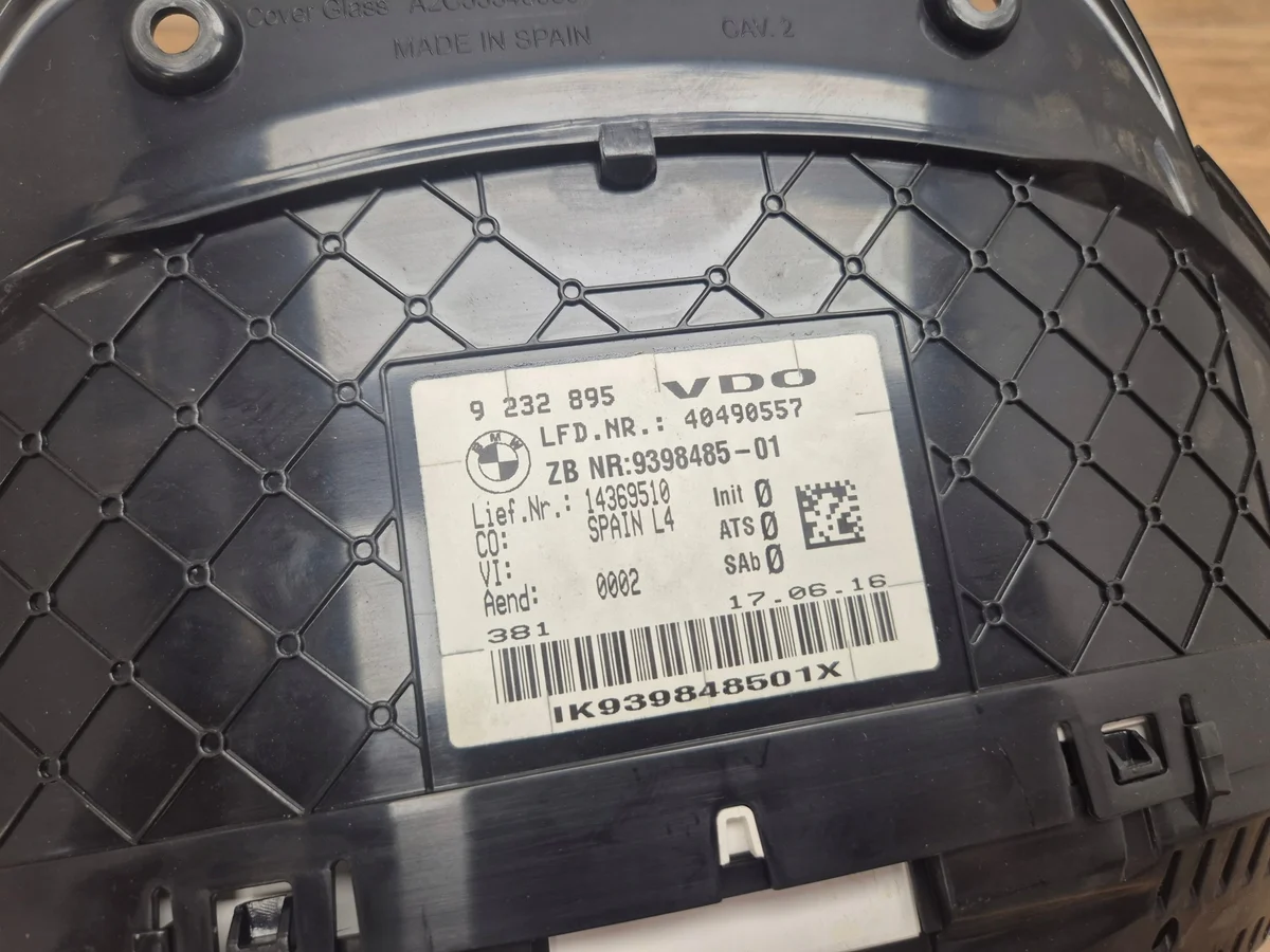 BMW F30 F32 F33 F36 Tacho Diesel HUD image 10