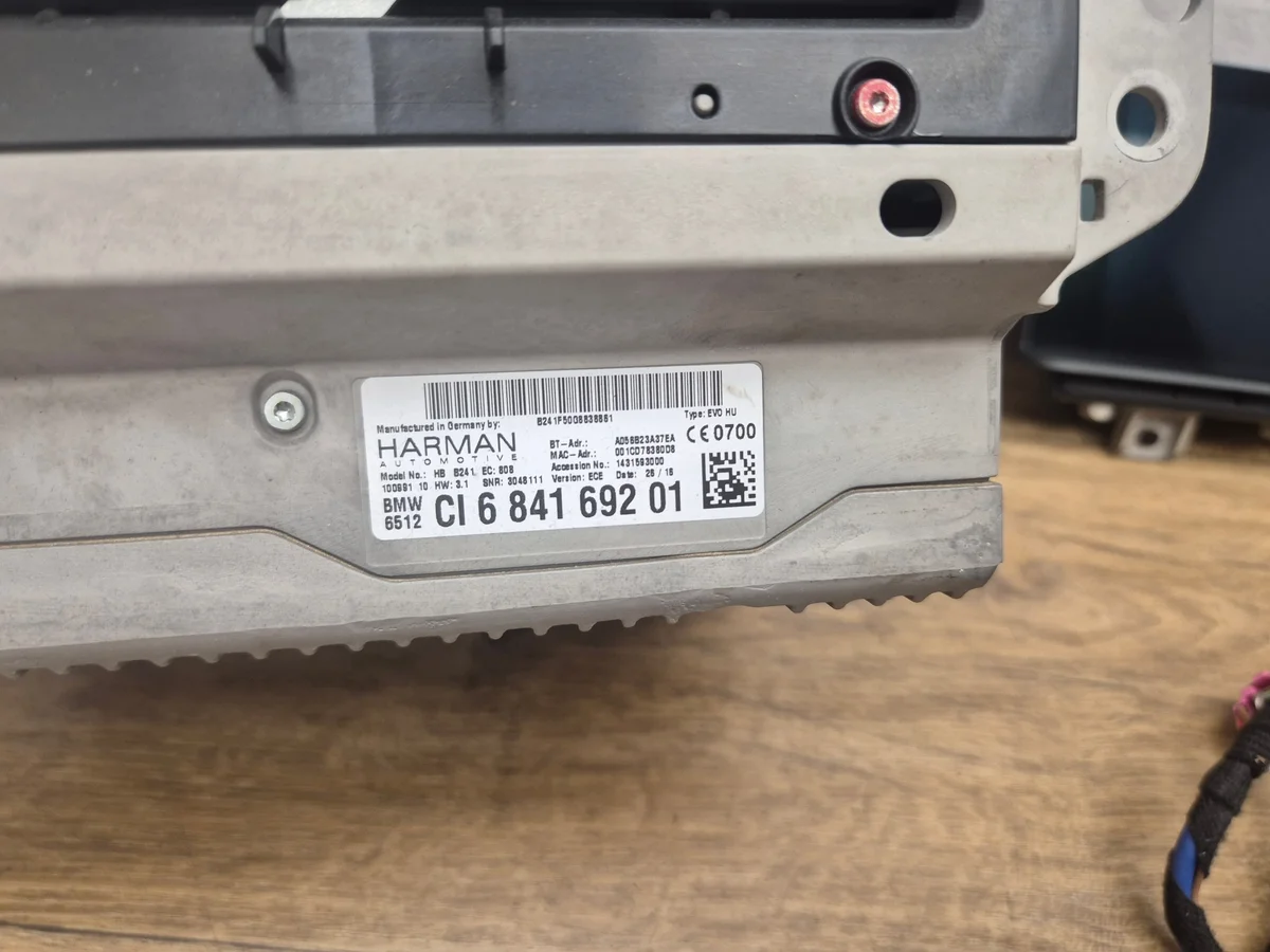 BMW F30 F32 F36 Radio Navigation NBT EVO ID5 image 3