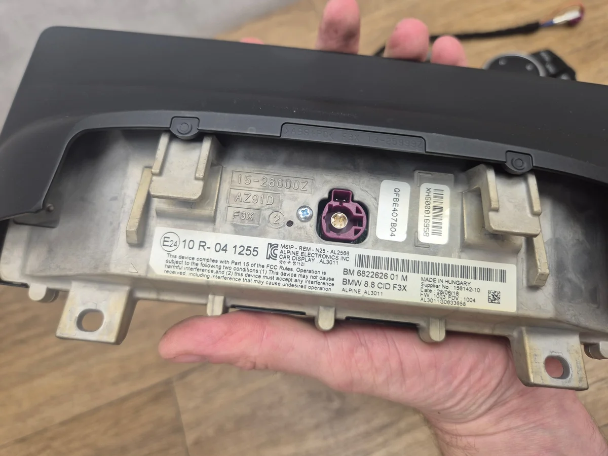 BMW F30 F32 F36 Radio Navigation NBT EVO ID5 image 6
