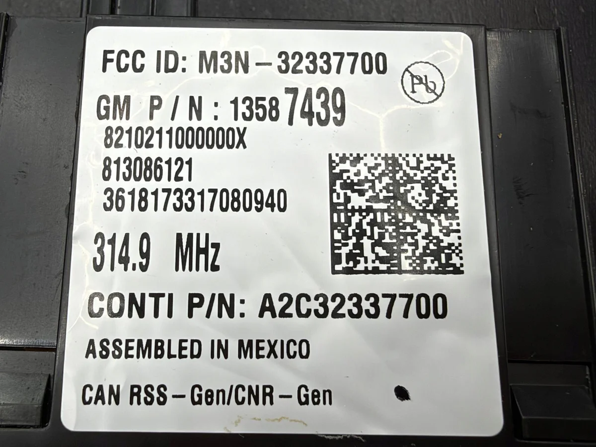 Modulo Keyless Chevrolet Silverado III LT Usato image 7